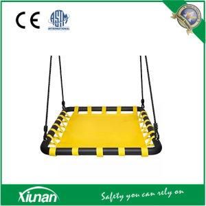 Giant Deluxe Mat Platform Swing Made of Nylon Rope and Padded Steel Frame for Multiple Children