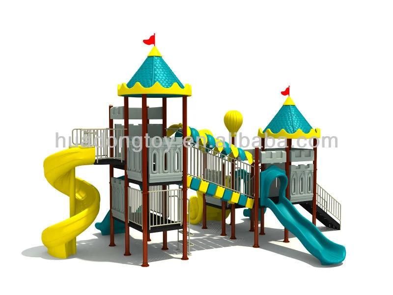 Huadong Plastic Kids Outdoor Play Castle Playground Slides