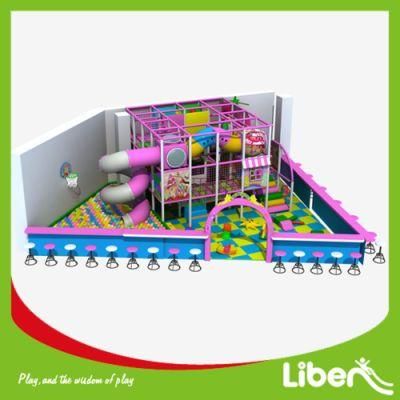 Girl&prime;s Dream Land Pink Colored Indoor Playground for Daycare