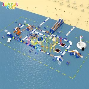 Joyful Fun Huge Inflatable Water Play Equipment Inflatable Floating Aqua Water Park