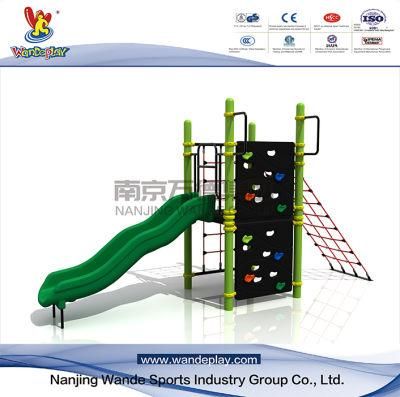 Wandeplay Children Plastic Toy Amusement Park Outdoor Playground Equipment with Wd-16D0381-01h