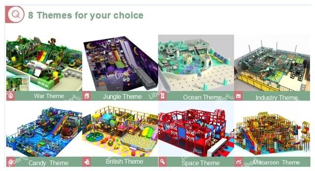 Children Wonderland Indoor Playground Equipment with Carousel