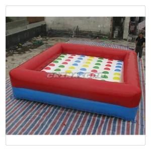 8*7 Rows Inflatable Twister Bouncer Challenge Game for Sale