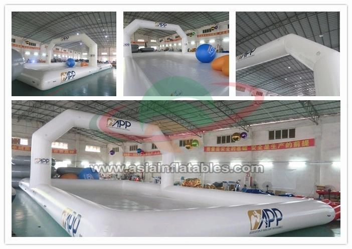 Inflatable Swimming Pool with Arch for Outdoor Advertising