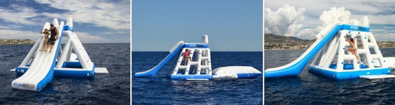 Combo Blob Water Launch and Inflatable Jungle Joe Slide