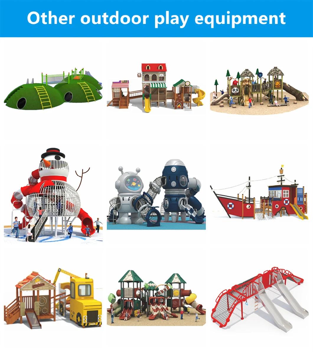 Kids Outdoor Amusement Park Stainless Steel Slide Community Playground Equipment