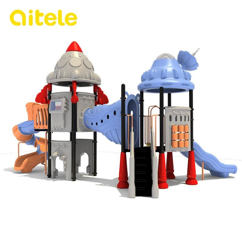 Large Plastic Interstellar Craft Child Amusement Park Playground Equipment