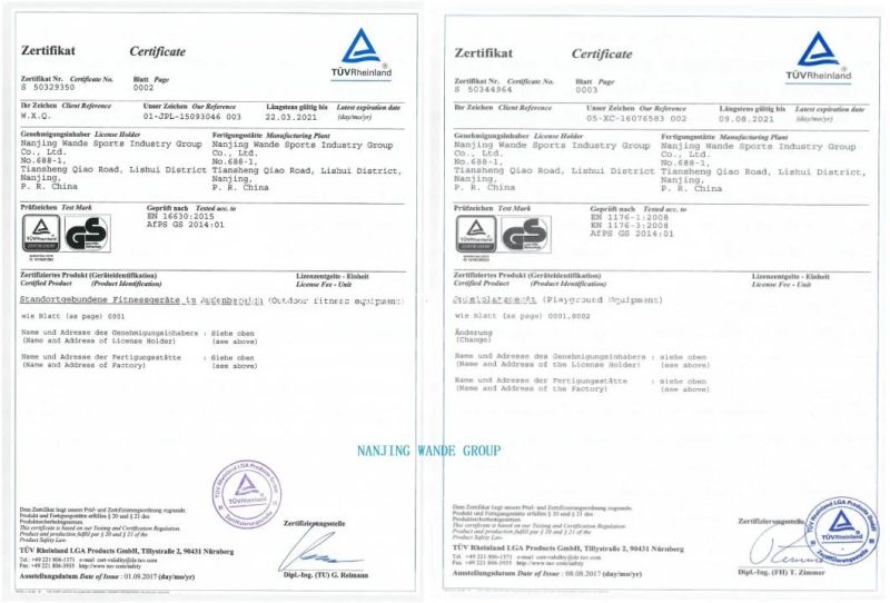 TUV Certificated Tour Outdoor Playground Equipment
