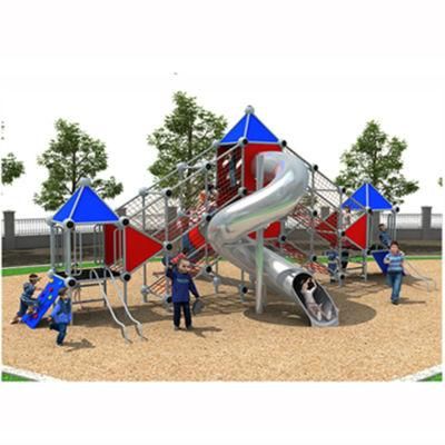 Outdoor Kids Rope Series Large Slide Playground