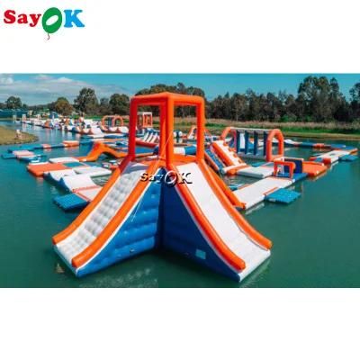 Commercial Factory Price Inflatable Water Floating Theme Park Games