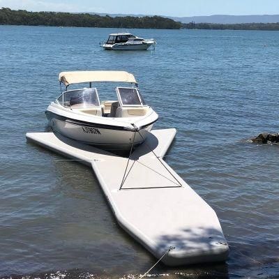 Inflatable Y Shape Jet Ski Dock Drop Stitch Material Floating Platform Dock for Sale