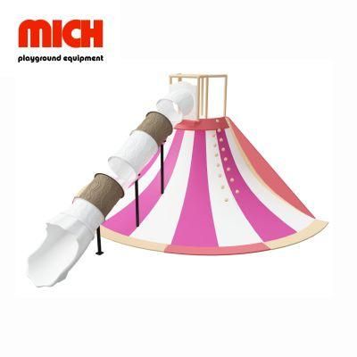 Indoor Volcano Slide with Climbing, Indoor Playground Slide, Kids Big Slide