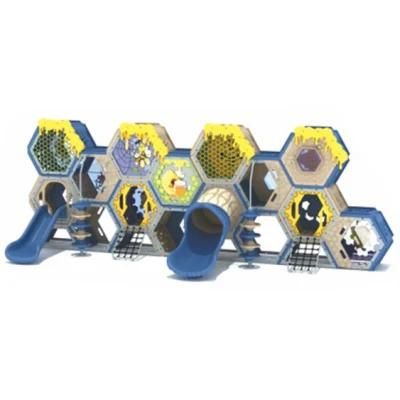 Outdoor Kids Playground Slide Amusement Park Equipment Beehive Maze 312b