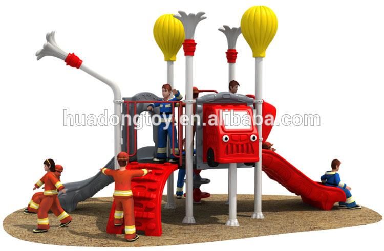 Kids Outdoor Fire Theme Playground Small Slide for Sale