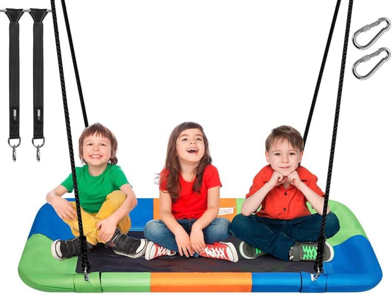 CE Outdoor Indoor Tree Swing Set Patio Saucer Playground Children Toy Kids Swing