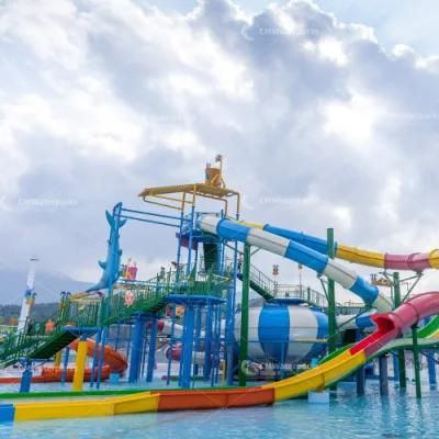 Commercial Fiberglass Water Slide Water Park for Outdoor