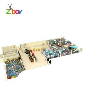 Plastic China Zboy High Quality Children Indoor Large Kids Playground Amusement Park Manufacturer