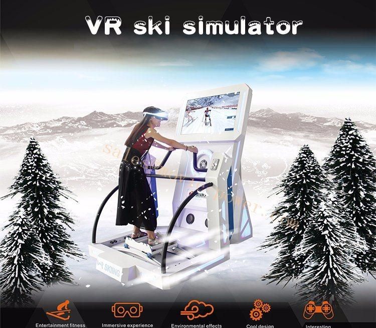 China Supplier 9d Interactive Vr Skiing Simulator with HTC Vive