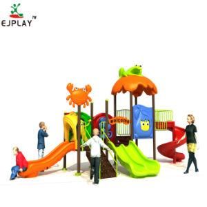Professional Kids Outdoor Playground Equipment Plastic Slide Sets