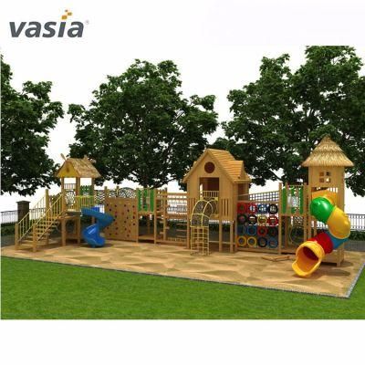 Children Outdoor Wooden Playground Equipment / Play Ground / Kids Wooden Playground