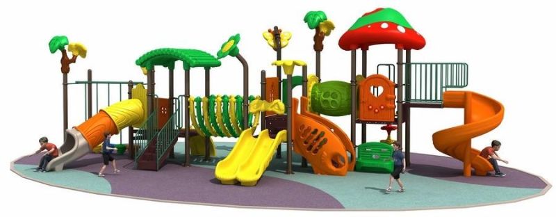 Galvanized Steel Plastic Ageing Resistance Galvanized Steel Tube Outdoor Playground Children Slide