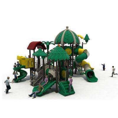 Newest Design Children and Adults Outdoor Playground with Plastic Slide
