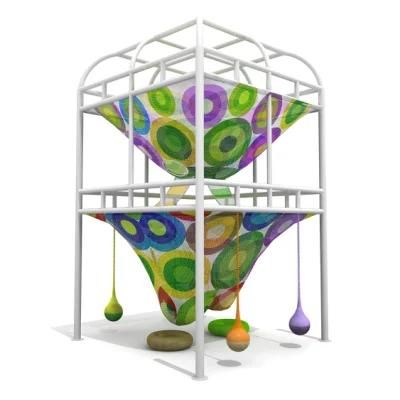 Outdoor Park Rainbow Tree Climbing Net Children Indoor Playground Equipment