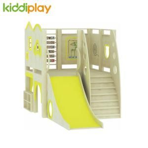 Wooden Indoor Playground for Swing and Slide Set