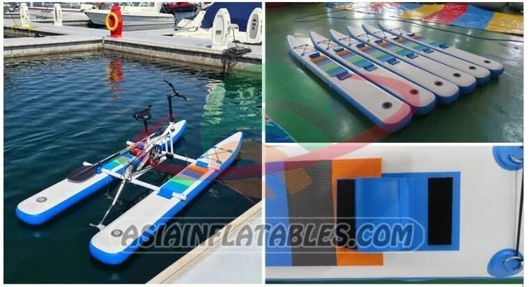 Inflatable Pontoon Water Bike / Inflatable Drop Stitch Water Bike