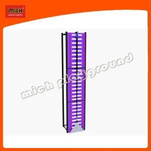 Interesting Purple Color Plastic Climbing Wall