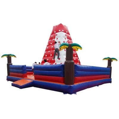 Commercial Outdoor Playground Inflatable Wall Inflatable Rock Climbing Wall