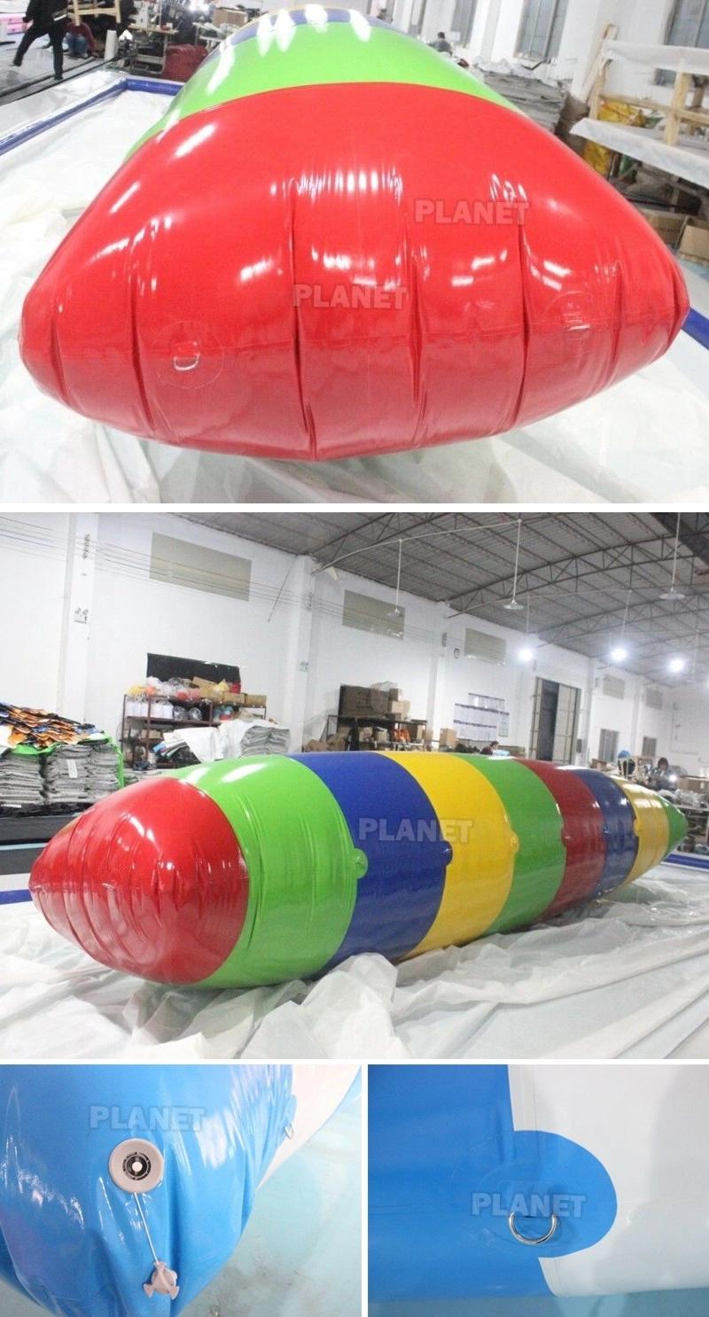 Hot Summer Lake Water Catapult Blob Inflatable Floating Jumping Airbag