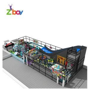 China Zboy High Quality Used Indoor Soft Kids Play Structure Playground Equipment