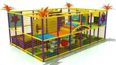 Large Kids Soft Play Equipment, Big Fiber Glass Slide Hot Sale Indoor Playground