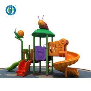 Factory Supply Animal Series Children Plastic Outdoor Playground with Spiral Slide