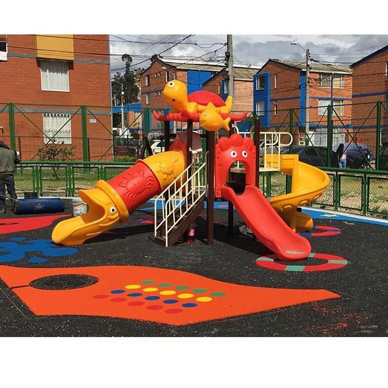 Commercial Garden Toddler Slide School Equipment Outdoor Playground Plastic Slide