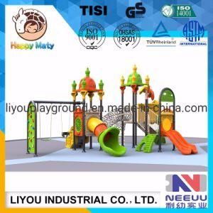 Outdoor Playground Climbing Rope Type Kids Fun Toy Entertainment Equipment with Tube Slide