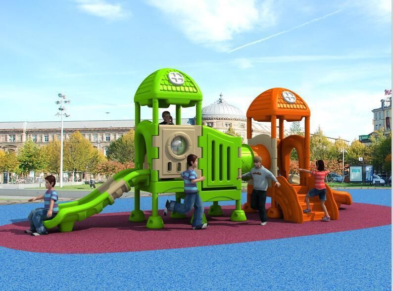 Newest Whloe Plastic Playground, Outdoor, Indoor Playground, Safe Playground HD16-157D