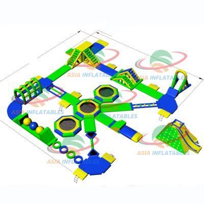 Professional Inflatable Water Park Accessories Trampoline Water Park for Sea