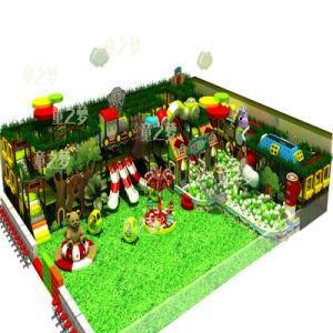 Amusement Kids Indoor Playground Equipment with Slide and Swing