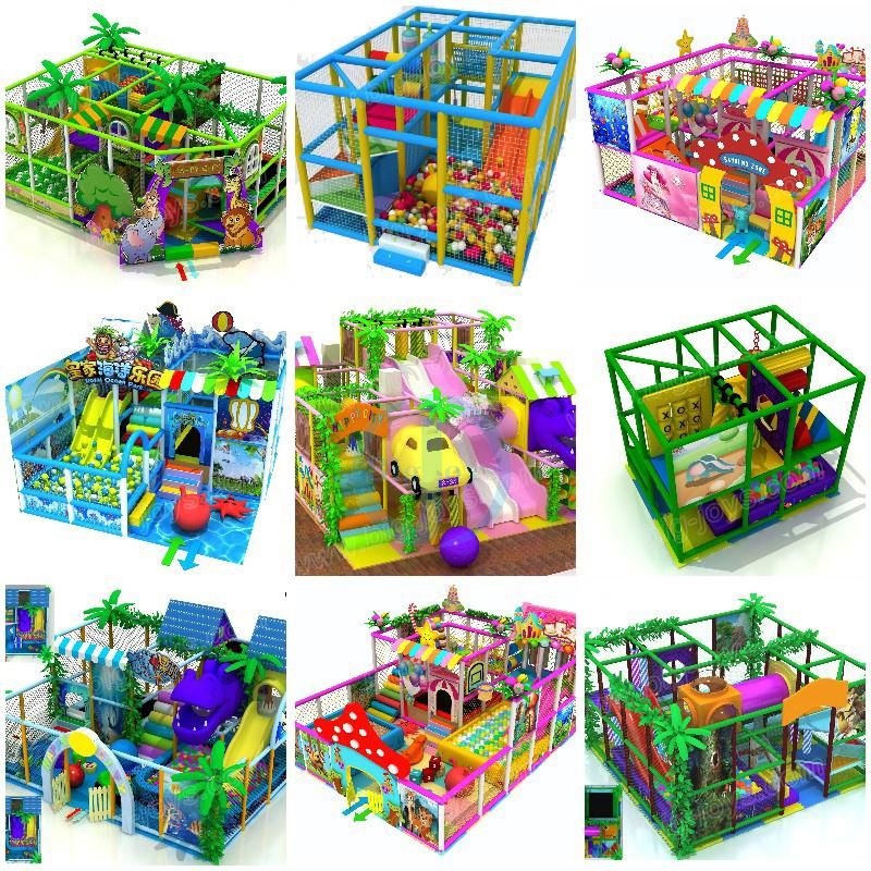 Candy Theme Commercial Kid Play Equipment Kids Soft Play Area Indoor Playground