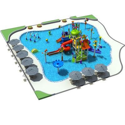 Paddling Pool Attraction Hotel Water Park Full Plan Design