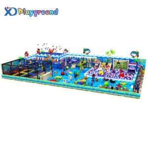 Ocean Theme Indoor Playground Equipment with Trampoline Park