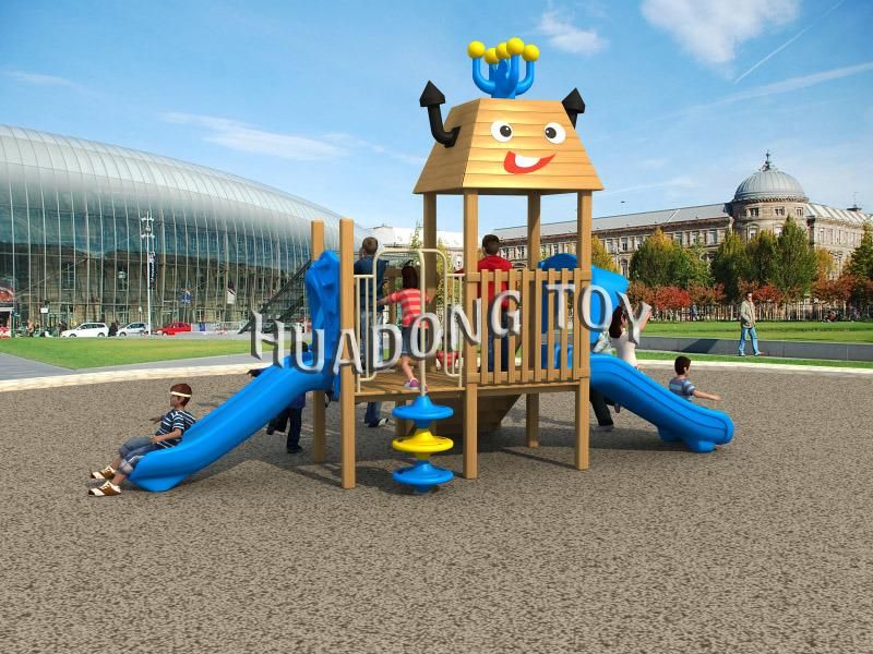 2018 Cheap Wooden Outdoor Playground