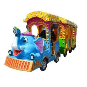 Electric Elephant Trackless Tourist Train for Shopping Malls