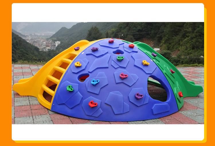 Amusement Park Small Plastic Outdoor Space Capsule Climbing Wall Playground Dome for Kids