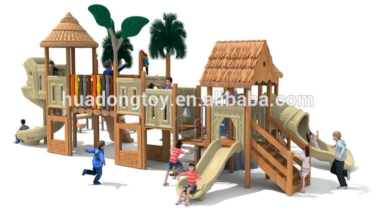 Wooden children outdoor amusement
