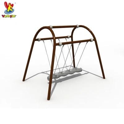 Wandeplay Children Outdoor Playground Equipment Swing Bridge for School