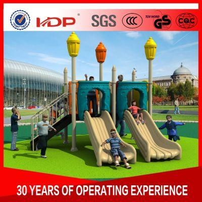 Manufacturer Custom Safety Plastic Slide Outdoor Amusement Playground Equipment HD16-048b