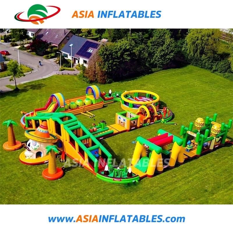 Factory Bespoke Inflatable 5K Obstacles Challenging Run Race Inflatable 5K Run